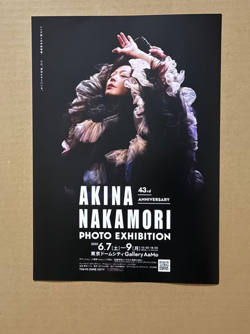中森明菜 43周年 写真展 ポスター チラシ フライヤー 10枚 - メルカリ