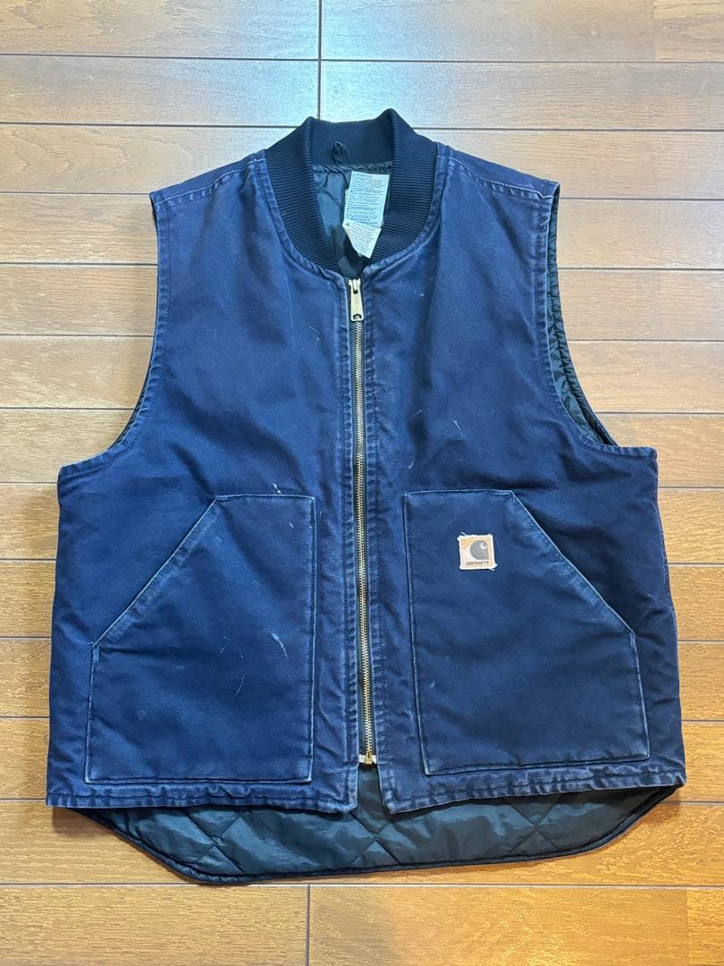 Carhartt ダックベスト ネイビー USA製