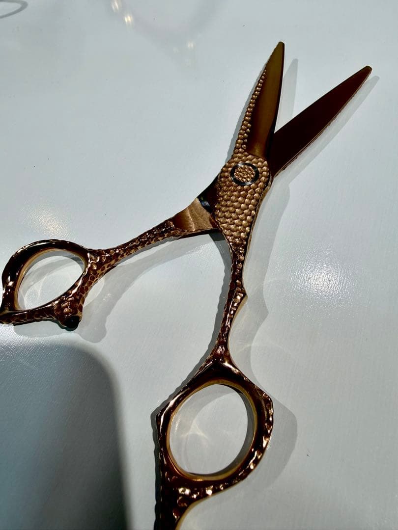 匠】槌目シザー 黄金スライド シザー 鋏 - メルカリ