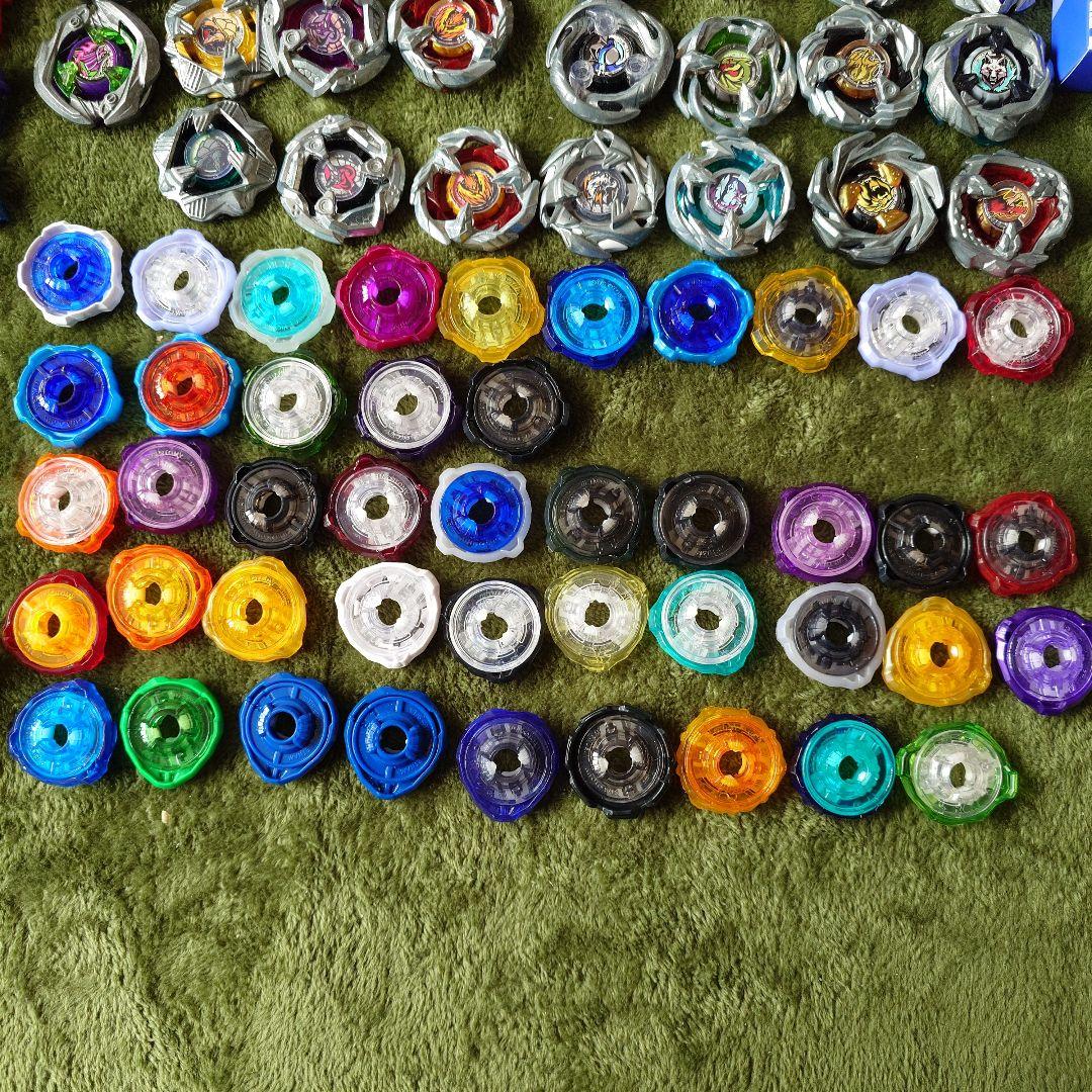 週末特価 ベイブレードX 68点＋αまとめ売り(引退品)レアベイ4点有り