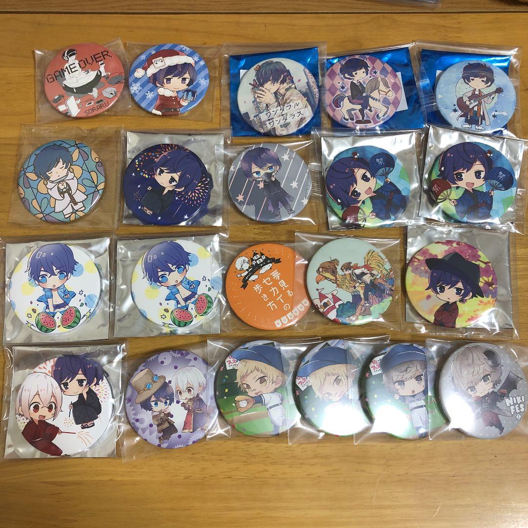 そらる 缶バッジ そらる 缶バッジセット - メルカリ そらる缶バッジセット