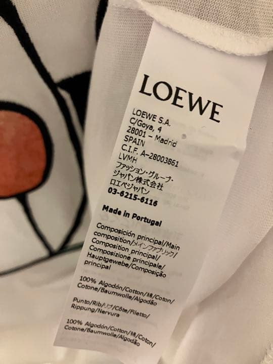 loewe ロエベ ハーバリウム 刺繍 アナグラム Tシャツ S 注文
