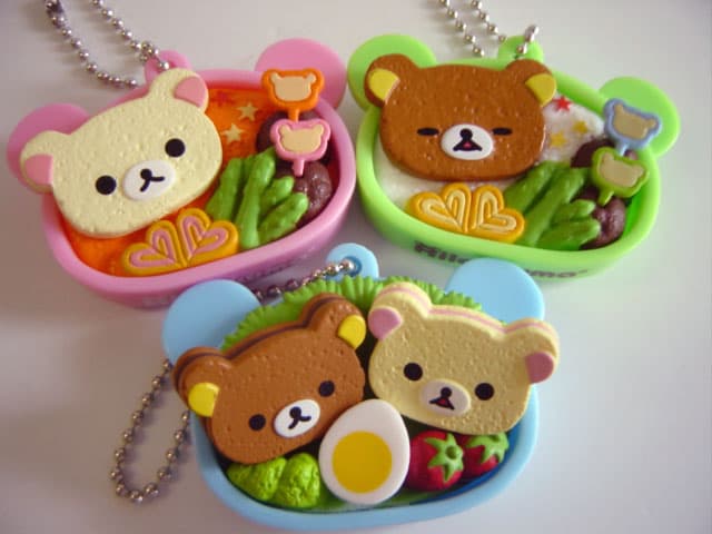 ♯Ism24AJリラックマお弁当マスコットキーチェーン全5種