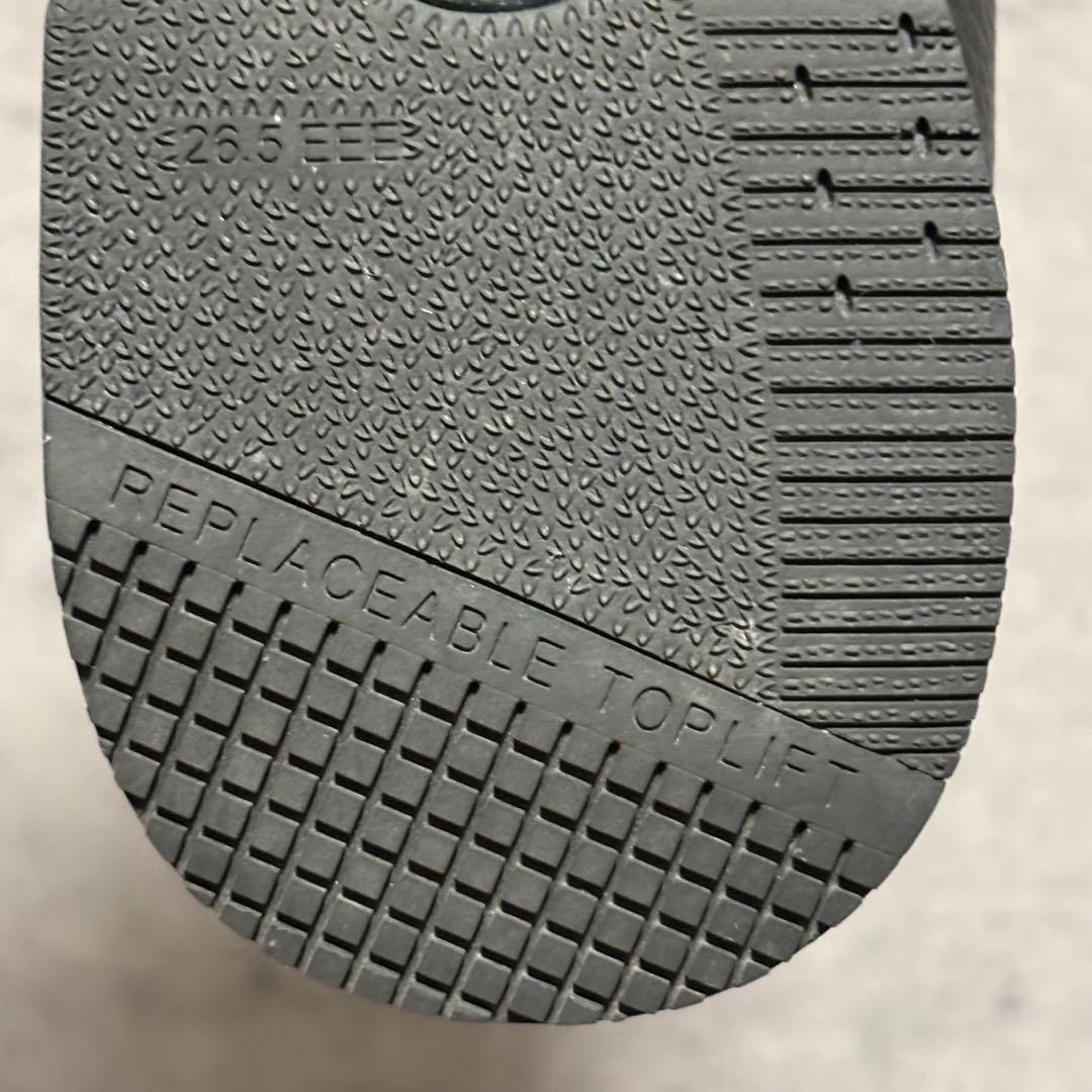 未使用級　リーガルウォーカー　レザースニーカー　シボ革　ブラック　高級　2134