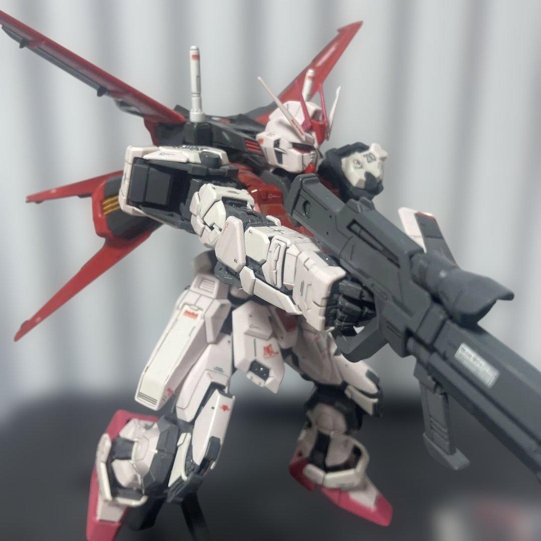 【癒し】PG1/60ストライクルージュ＋スカイグラスパーの組み立て済みジャンク品