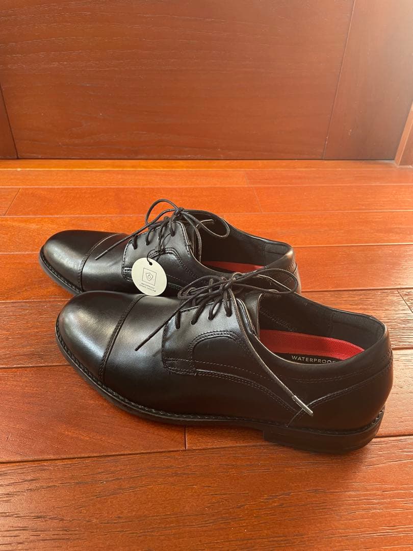 新品　ROCKPORT 防水 黒 ビジネスシューズ