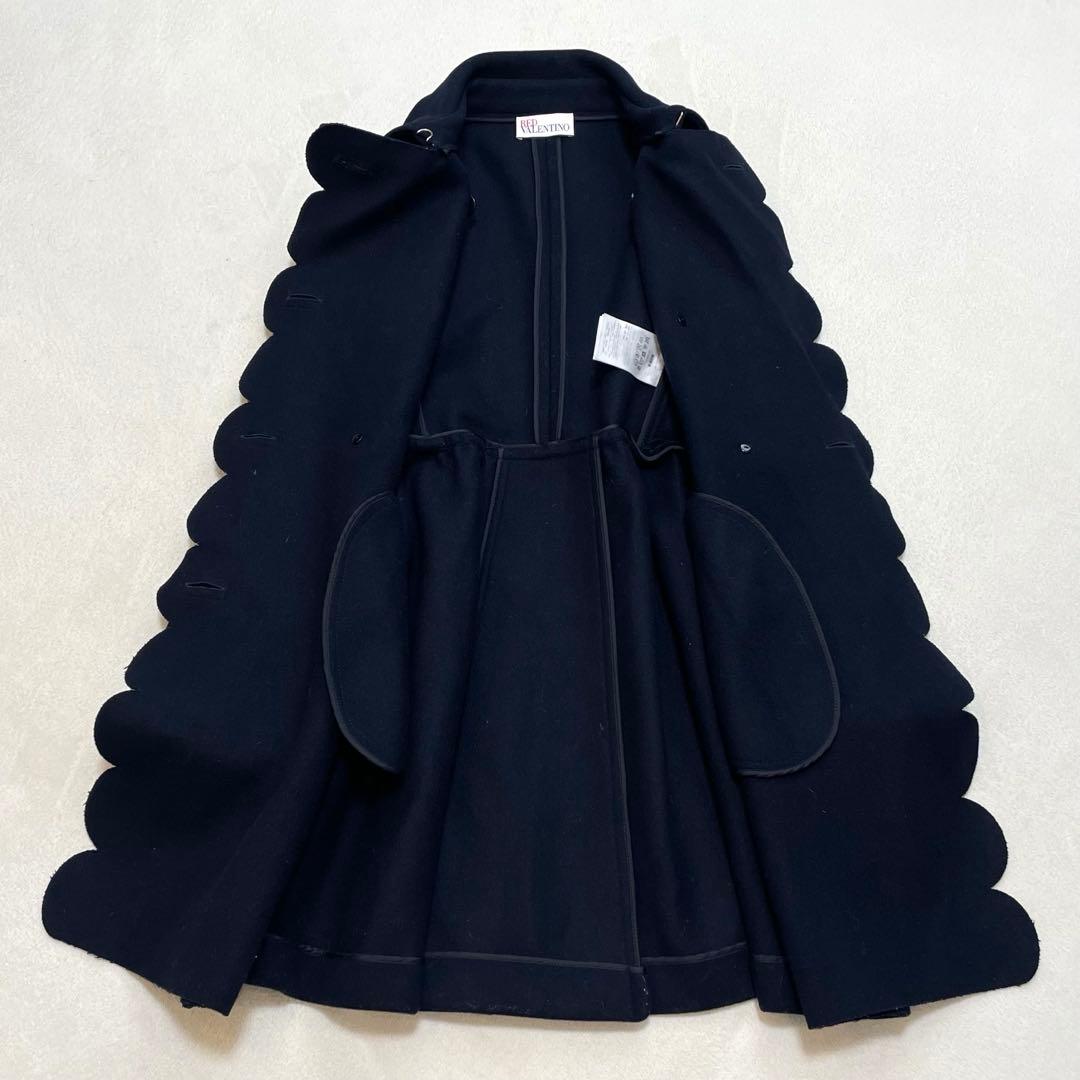 最高 のファッション - レッドヴァレンティノ スカラップダブル