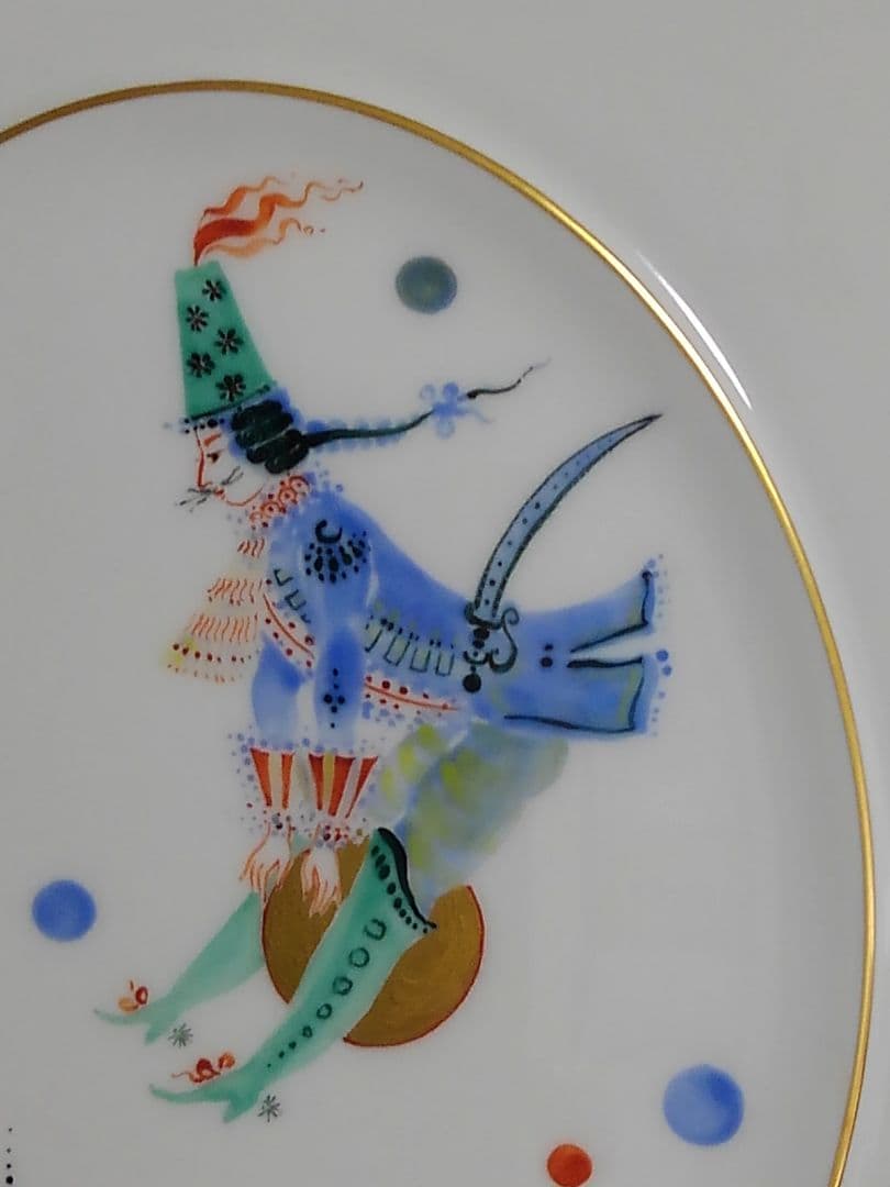 陶板画 マイセン(Meissn）陶板画no128 ホラ吹き男爵(額付き） - メルカリ