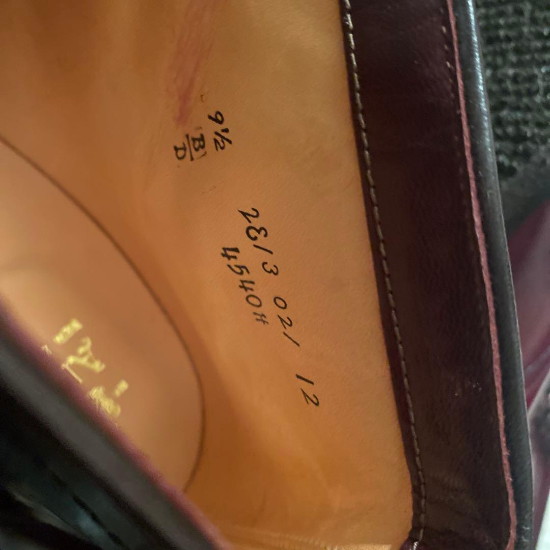 オールデンバーガンディ レザー ミッドカットブーツAlden 4540Hブーツ