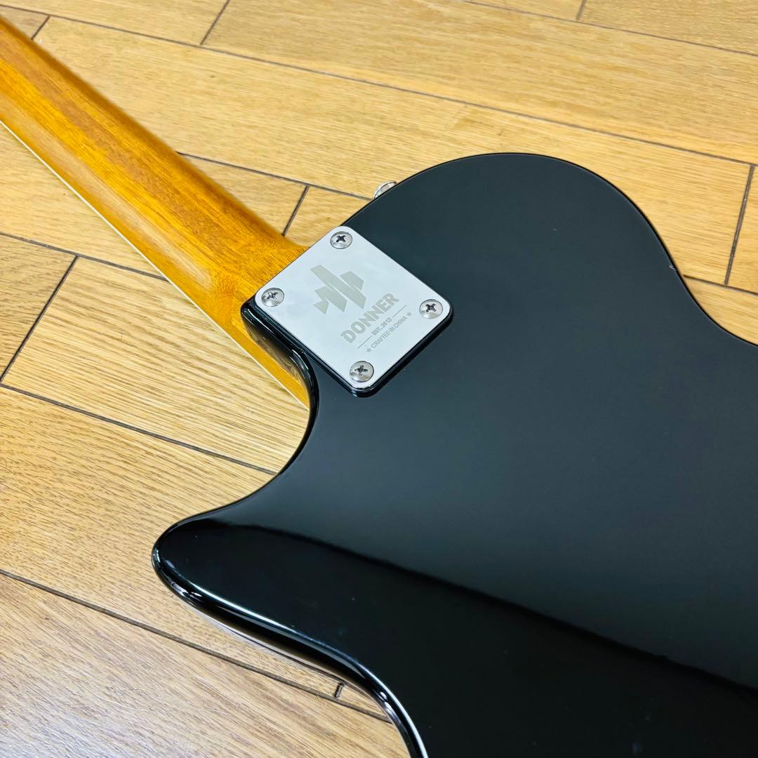 美品】Donner エレキギター レスポール タイプ DL-124 黒 送料込