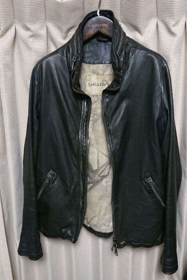 ジョルジオブラット Giorgio Brato ダブルジップ レザージャケット