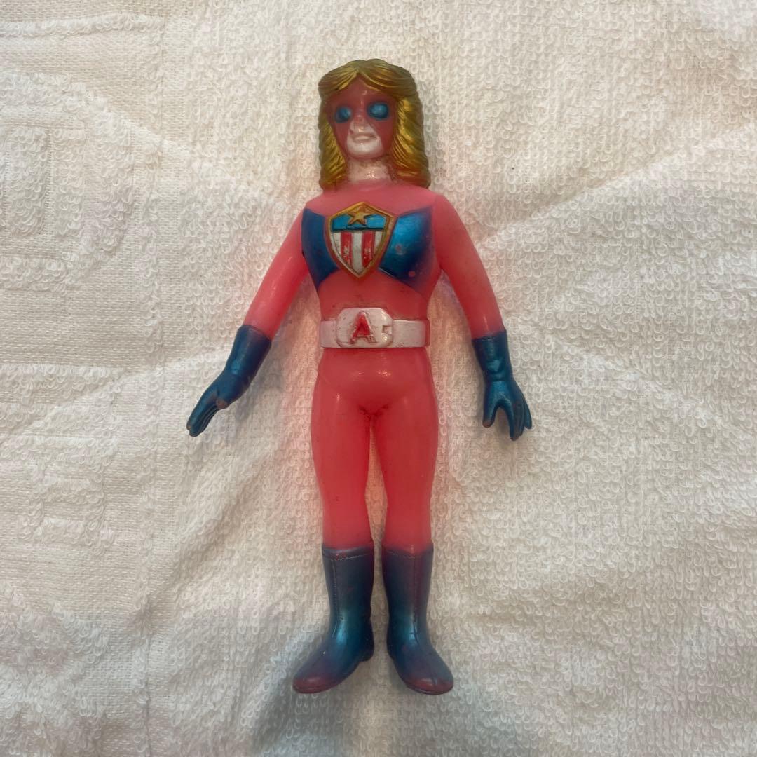 バトルフィーバーJ 5体 特撮 ヒーロー ソフビ 1979年 当時物 ポピー