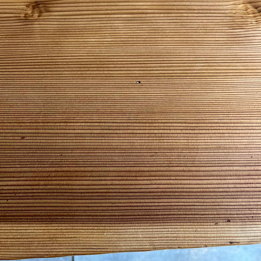 アンティーク アイアン テーブル 古材 一枚板 鉄脚 z542