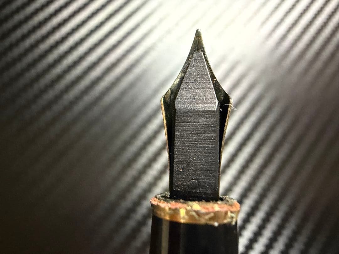 エボナイト芯 モンブラン 144 ボルドー 全金 F 細字 万年筆 - メルカリ