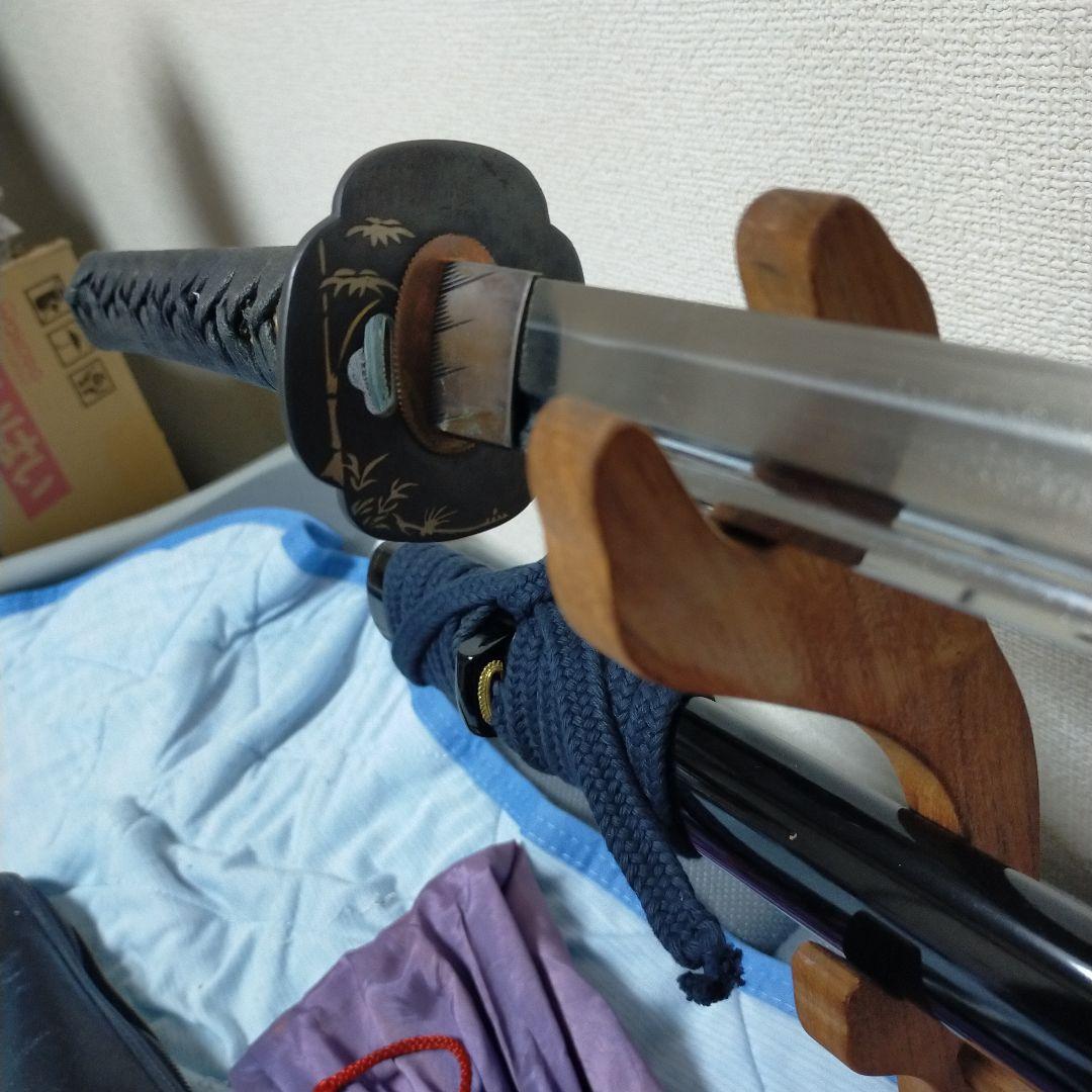 居合刀　模造刀　日本刀　刀剣　樋入り刀身　鮫皮　鉄鍔　刀袋　刀鞄　模擬刀　打刀