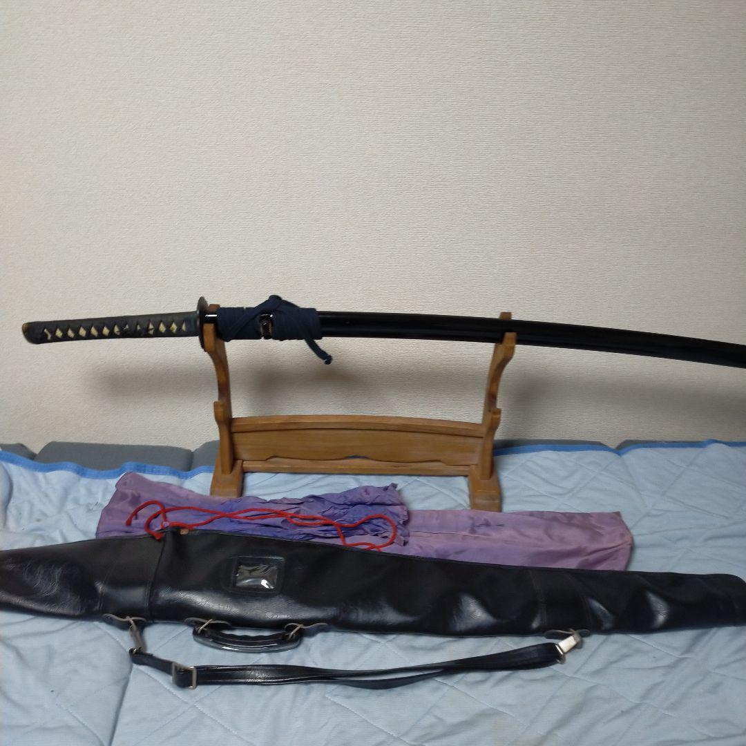 居合刀　模造刀　日本刀　刀剣　樋入り刀身　鮫皮　鉄鍔　刀袋　刀鞄　模擬刀　打刀