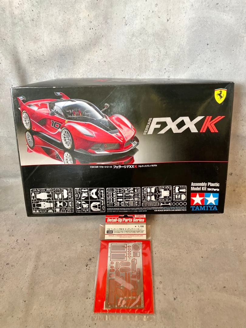 週末割引！ TAMIYA Ferrari FXXK 1/24 エッチングパーツ付 barchetta_tm12668