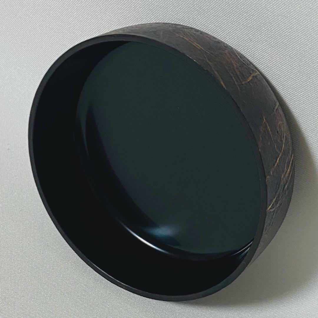 希少 築城筑良造 漆塗 和紙張 立雛 大棗 棗 なつめ 箱付