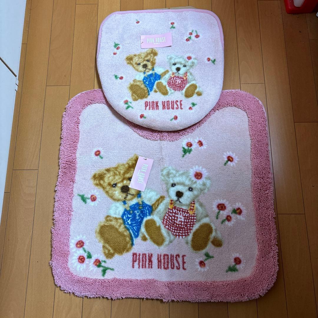 ピンクハウス トイレマット・カバーセット - メルカリ