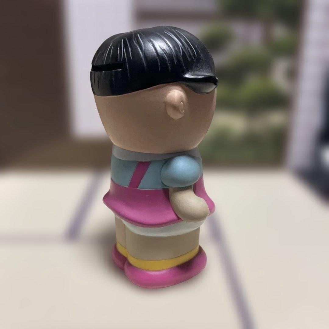 ス*〜様 昭和レトロ！当時もの磯野ワカメ 「サザエさん」 ソフビ貯金箱