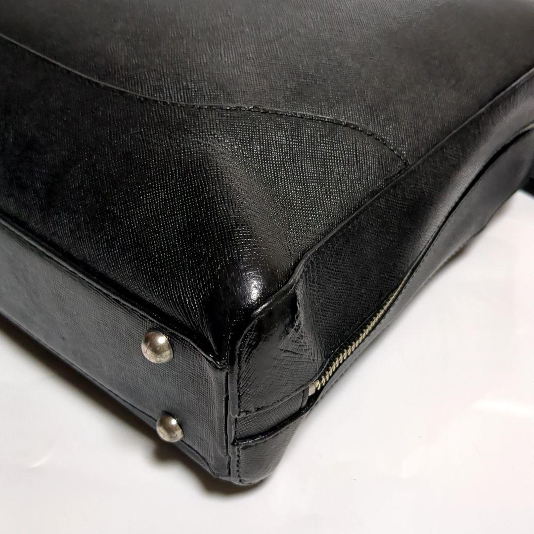 ✨ペッレモルビダ✨ビジネスバッグ キャピターノ レザー ブラック 2way ロゴ