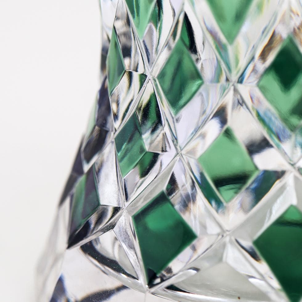 Val Saint Lamber エメラルドグリーン 花瓶 29cm 5kg