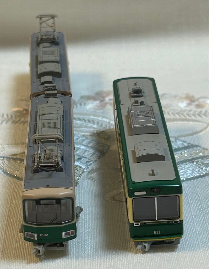 江ノ電 1500形 『嵐電号』京福電鉄モボ631形『江ノ電号』Nゲージ 特別仕様