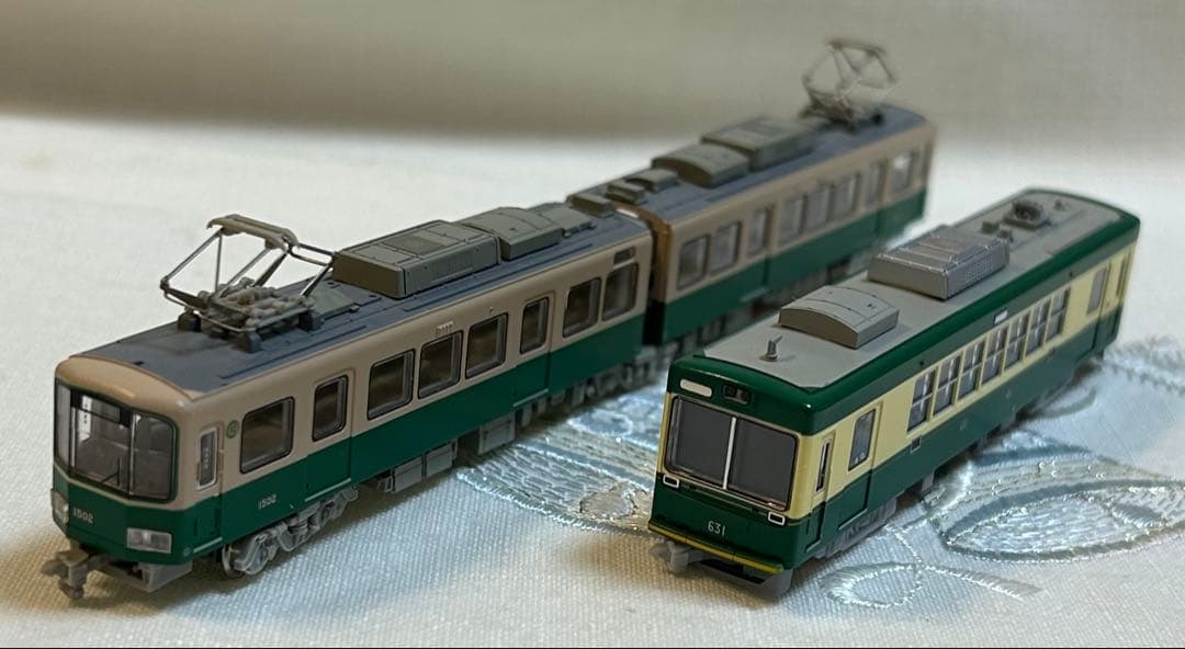 江ノ電 1500形 『嵐電号』京福電鉄モボ631形『江ノ電号』Nゲージ