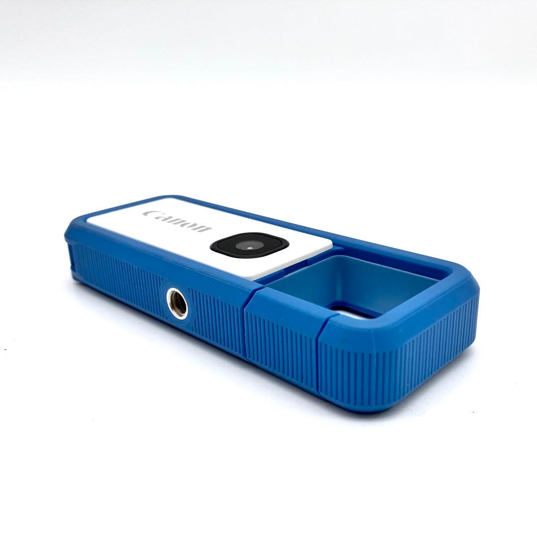 防水カメラ Canon iNSPIC REC FV-100 アソビカメラ　ブルー