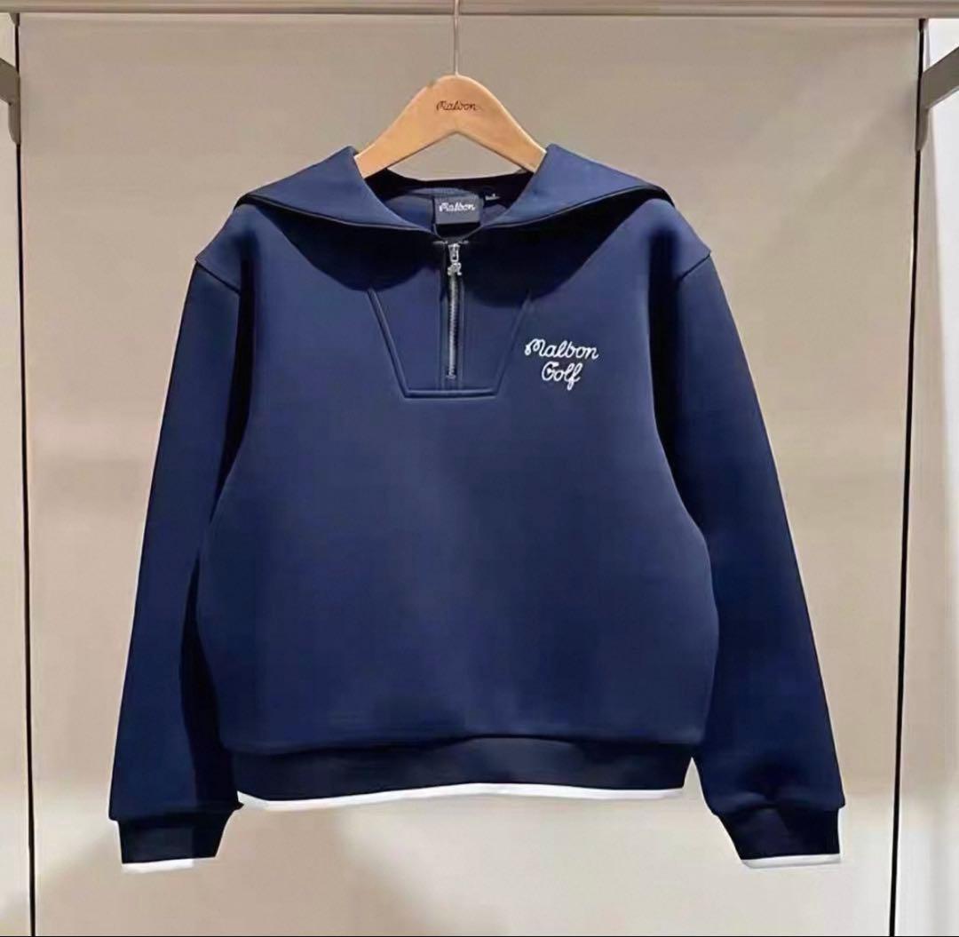 Ｍ　ネイビー　マルボンゴルフ MALBON GOLF ウエア