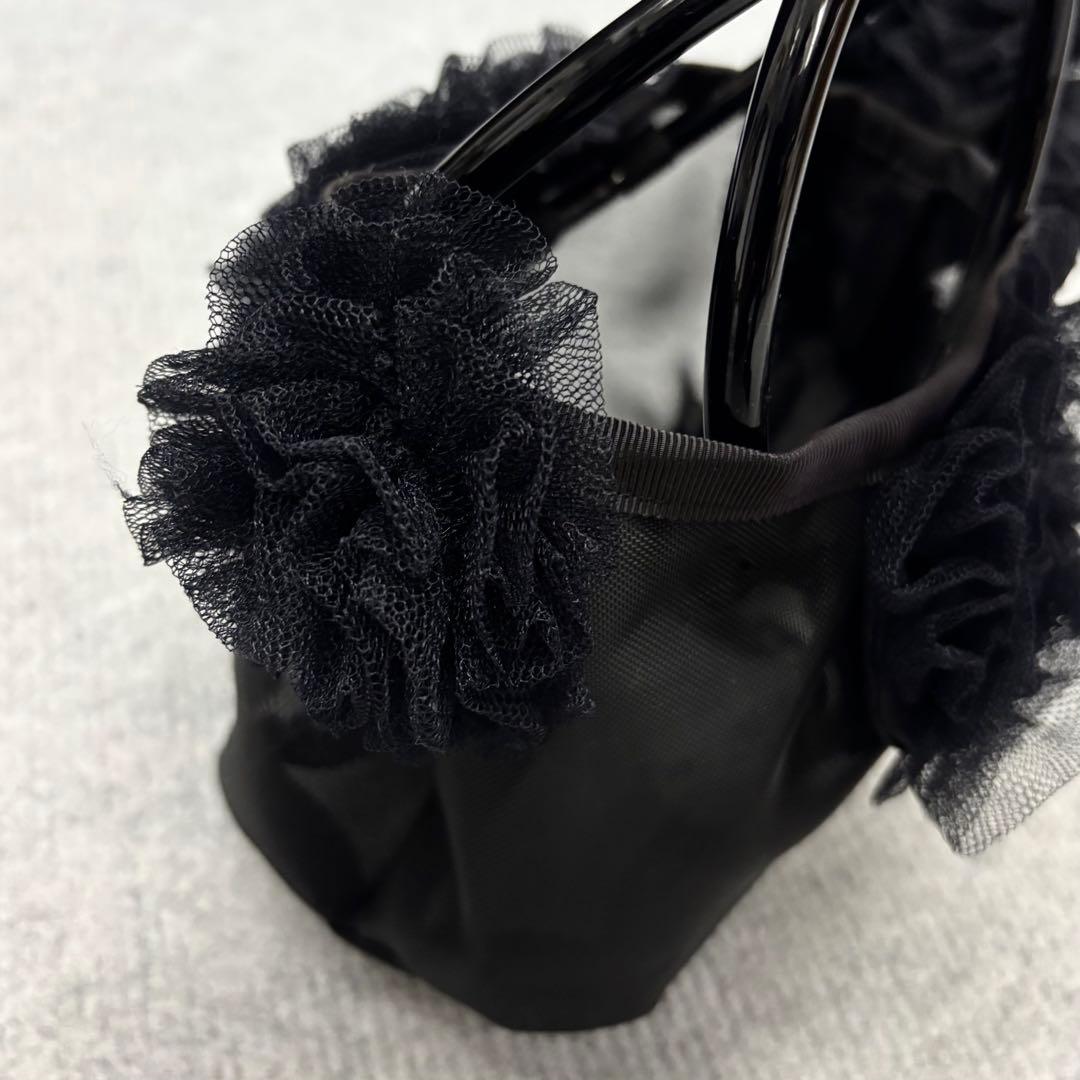 美品　ラドロー　LUDLOW　プードルバッグ　POODLE BAG　ブラック