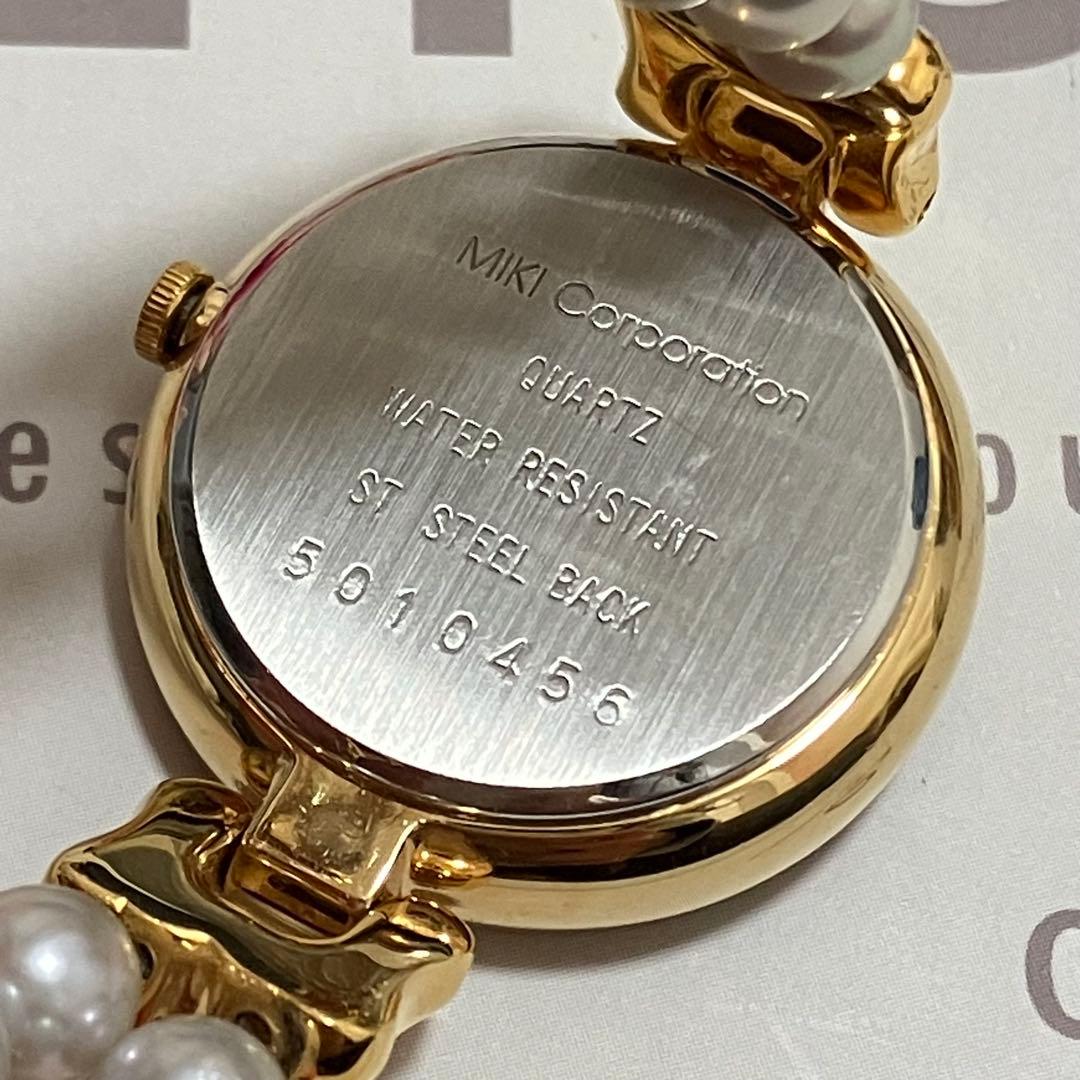 稼動品】CAMELLIA カメリア レディース パールウォッチ あこや真珠