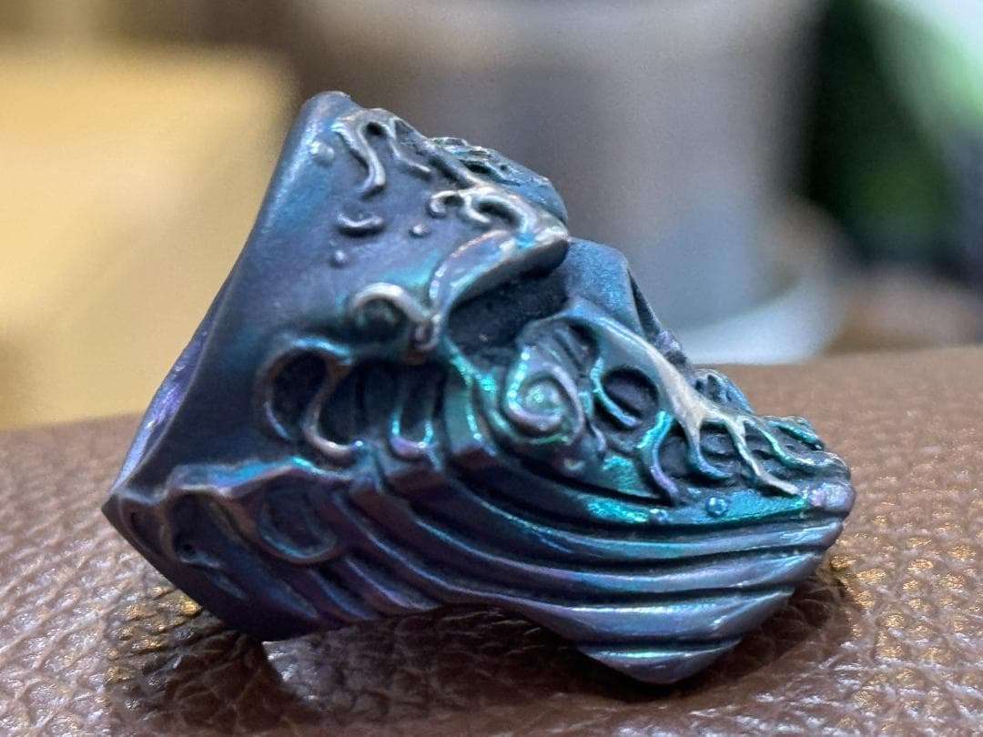 限定　リング　パンチャー　ステルス　カナガワウェーブ　チタン　グリーン