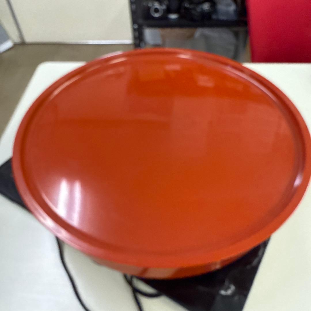 HIROKO KOSHINO（ヒロココシノ）漆器 大鉢 朱色 丸盆