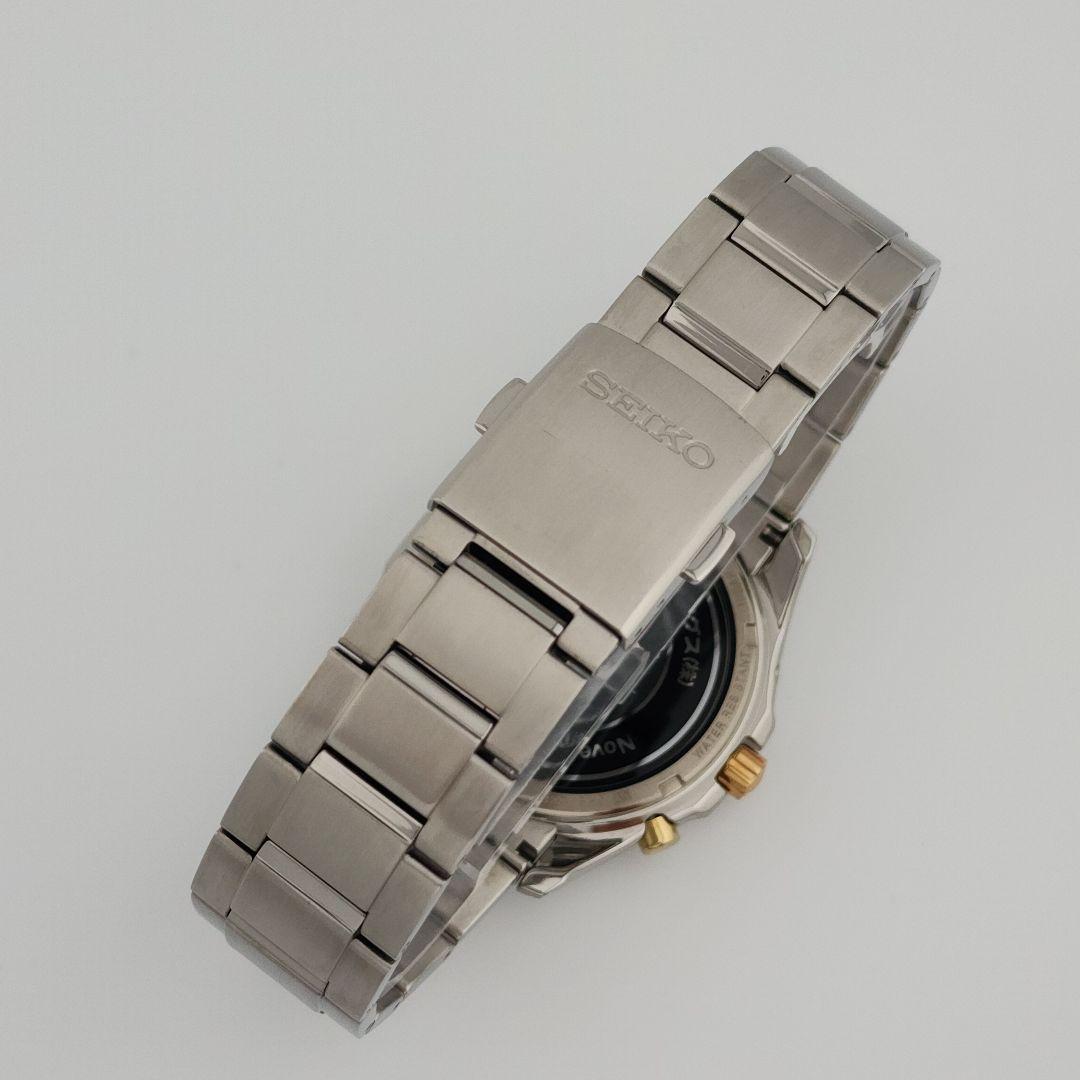 極美品SEIKO セイコー　腕時計　7B22-B0H0 電波ソーラー　チタニウム