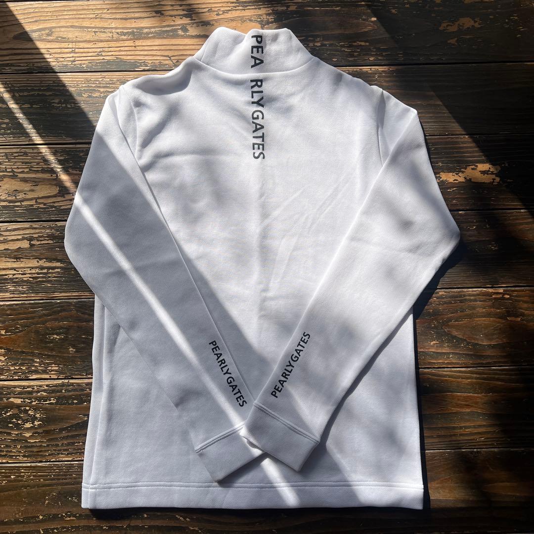 PEARLY GATES ハイネックシャツ ホワイト