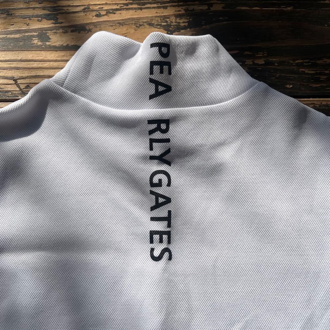 PEARLY GATES ハイネックシャツ ホワイト