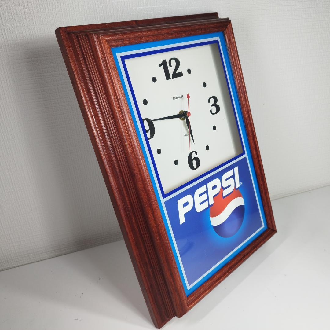 ペプシ 壁掛け時計 ビンテージ 公式 雑貨 海外製 アンティーク調 peps h91Z
