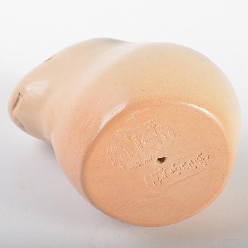 茶道具 雲華焼 山崎宗元作 狗 のし押え 熨斗押 共布共箱 V R6888