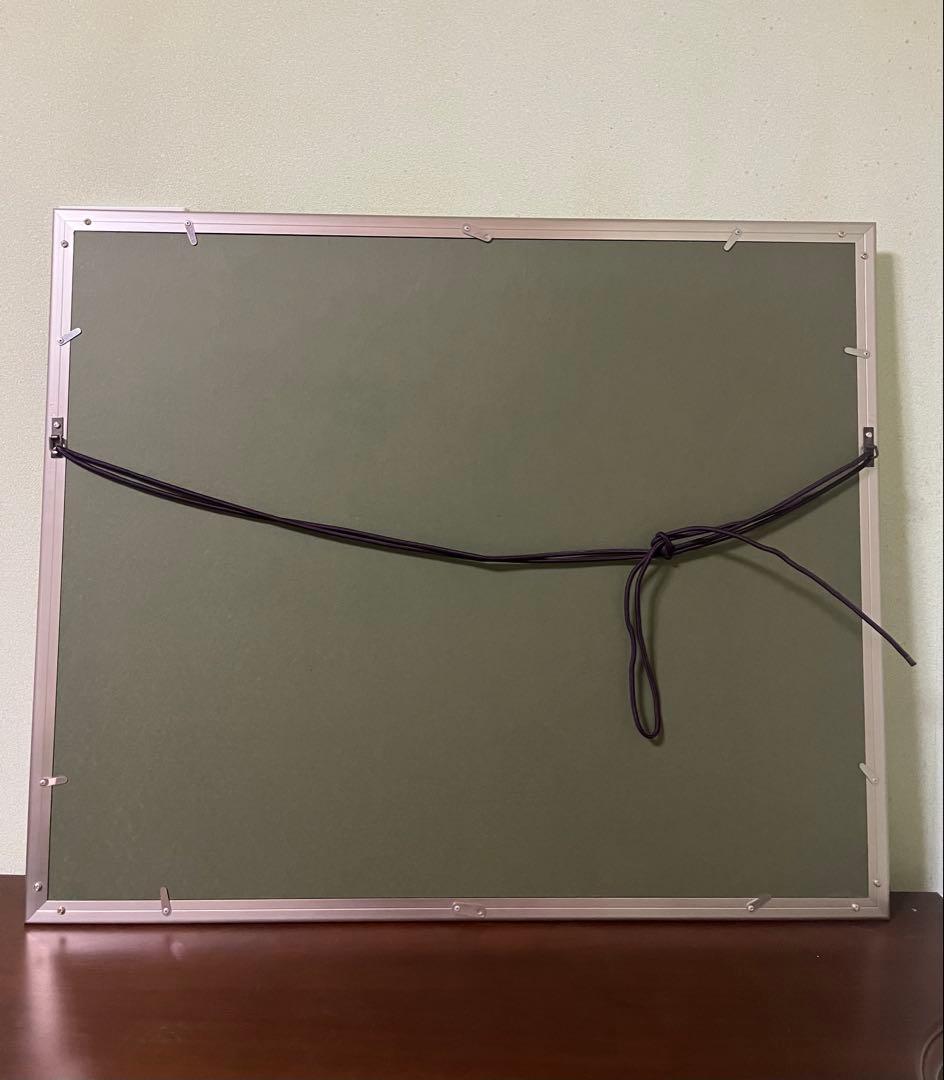 宮越鳳鳴作　赤富士 加賀金箔七宝工芸彫　元箱付き