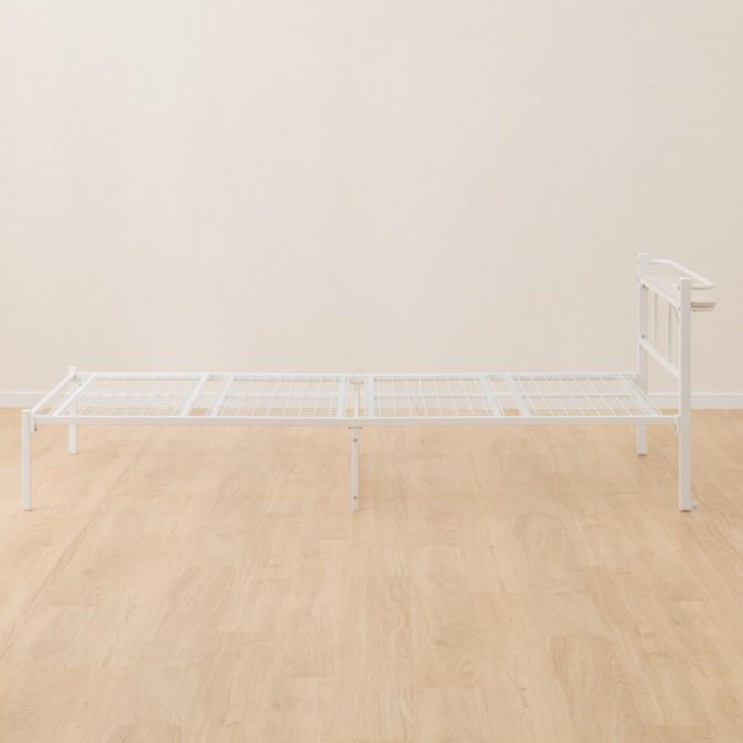 ニトリ　シングルパイプベッド　コンセント付き