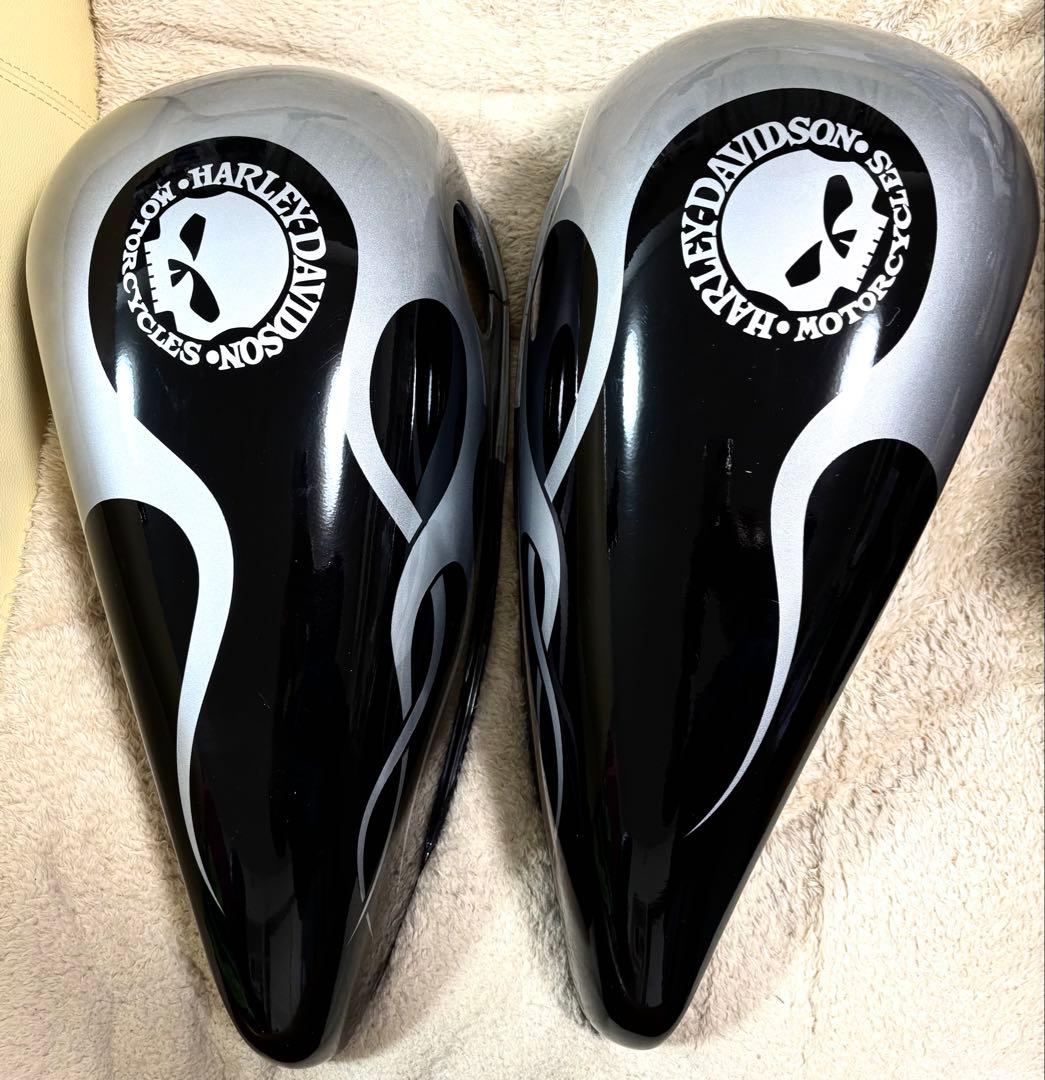美品 ハーレー FXDB サイモンカスタム タンクカバー スカル - メルカリ