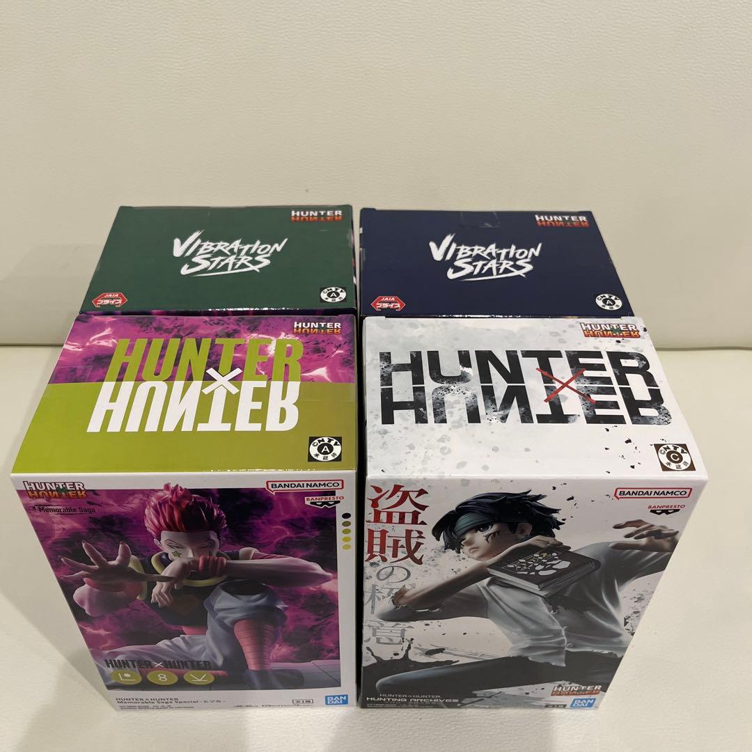 HUNTER×HUNTER ネテロ メルエム ヒソカ クロロ 4体セット HUNTER