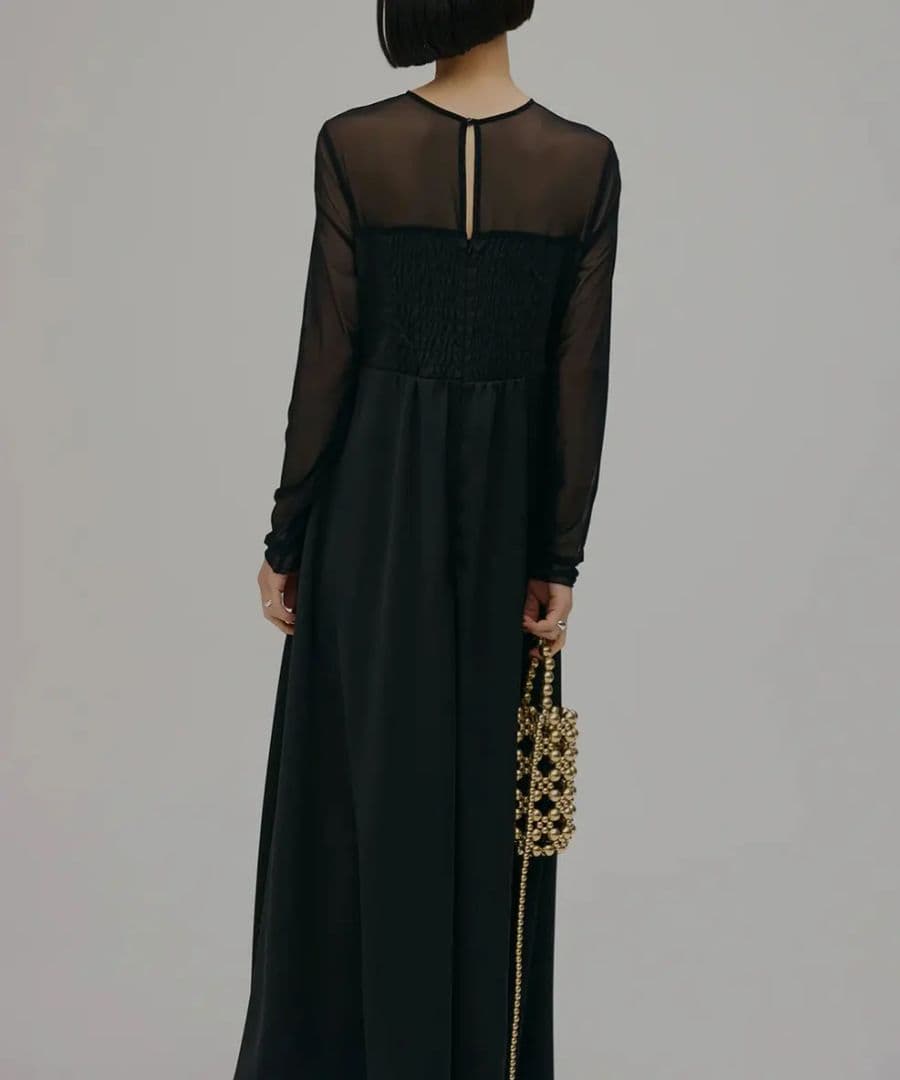 新品タグ付　Ameri UPPER EMBROIDERY FLARE DRESS