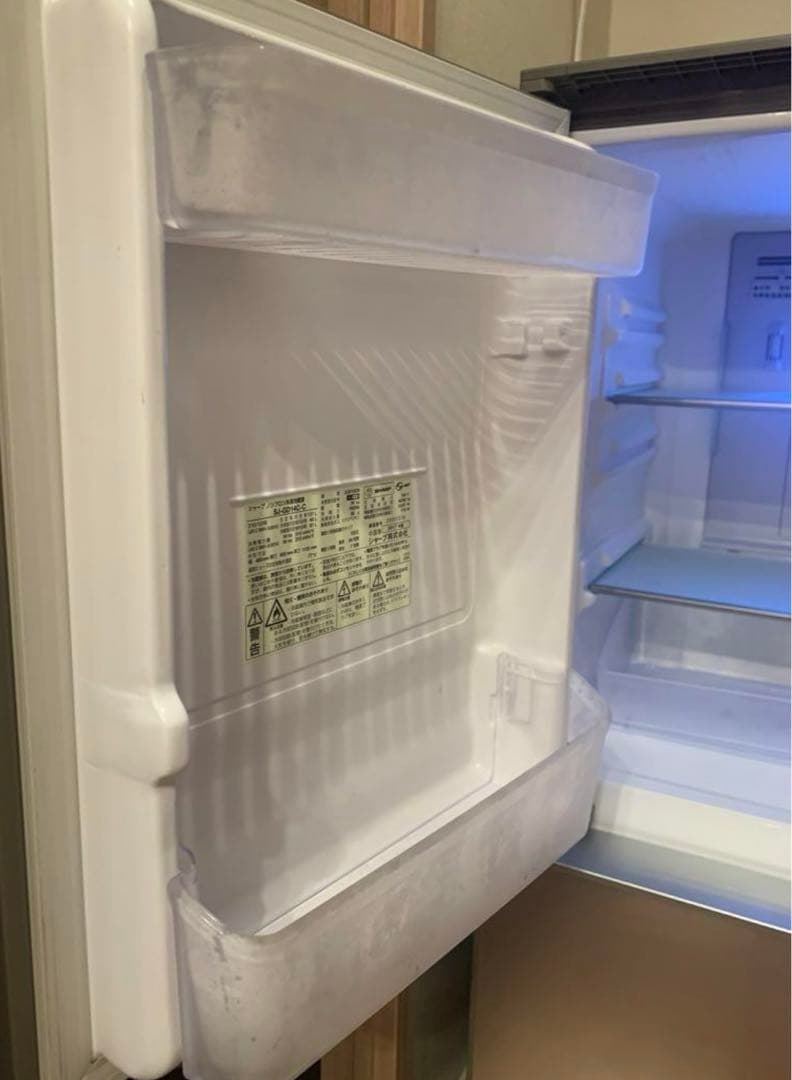 シャープ2ドア冷蔵庫SJ-GD14C-C 2017年製ドア付替可能