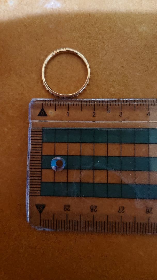 love hate ストーン付きスタッズリング　11号