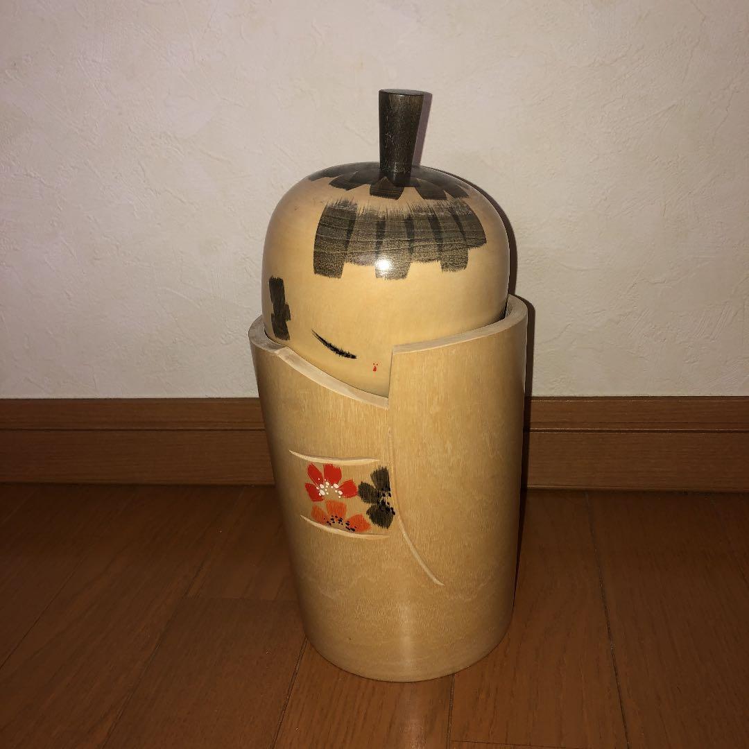 創作こけし 相田晴峰「叱られて」KOKESHI DOLL