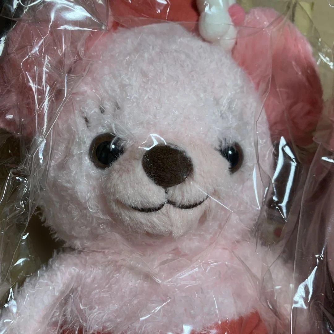 ディズニー　タグ付　カドリーベア　ミニー　ぬいぐるみ　ピンク　くま 2個セット