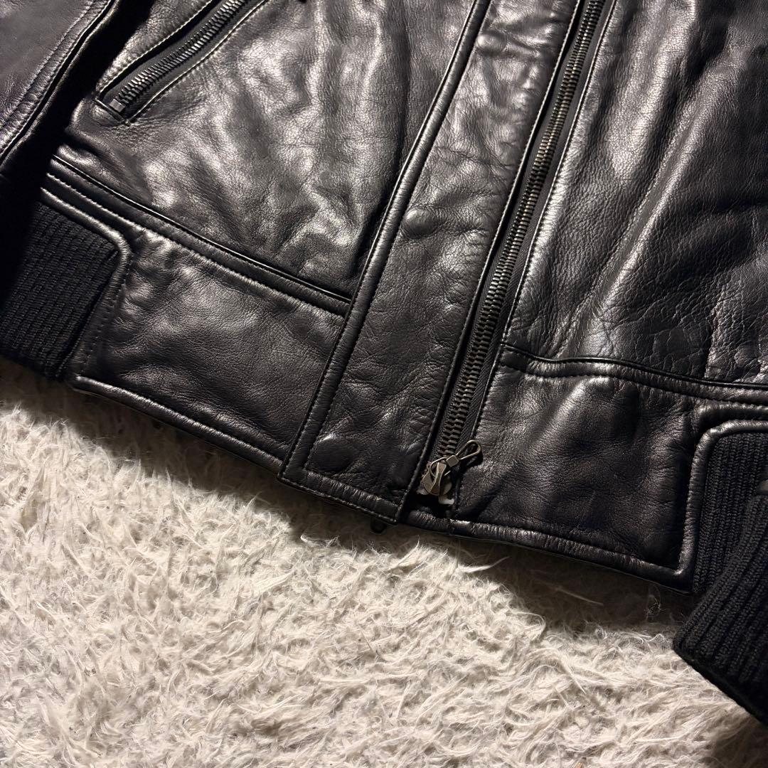 超名作・希少サイズ48】シェラック 赤西仁着 レザーライダース 有閑