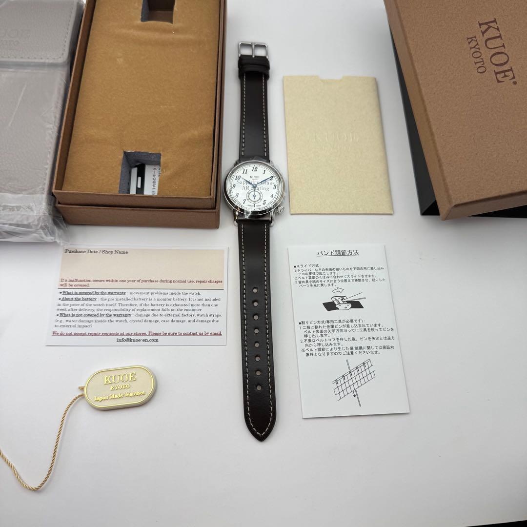 【美品】KUOE クオ OLD SMITH 90-007 自動巻き腕時計